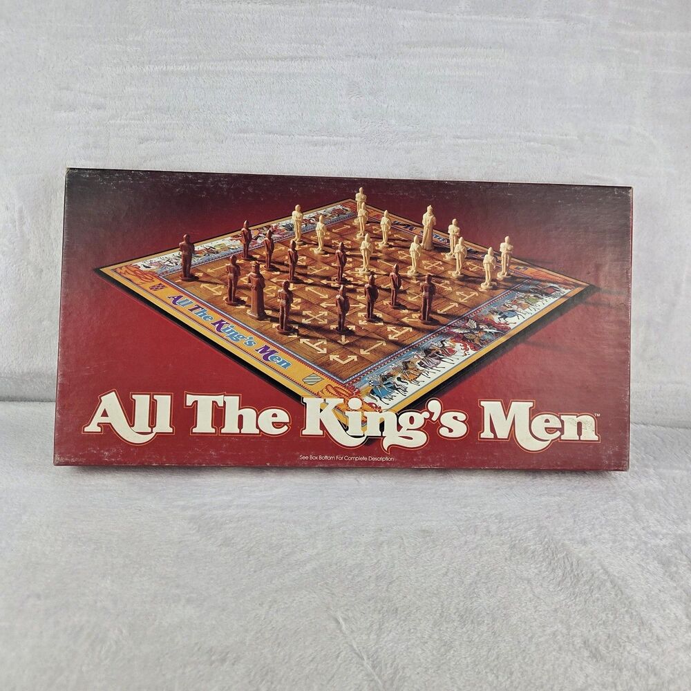 Vintage 1979 All The King's Men Board Game By Parker Brothers 100% COMPLETE